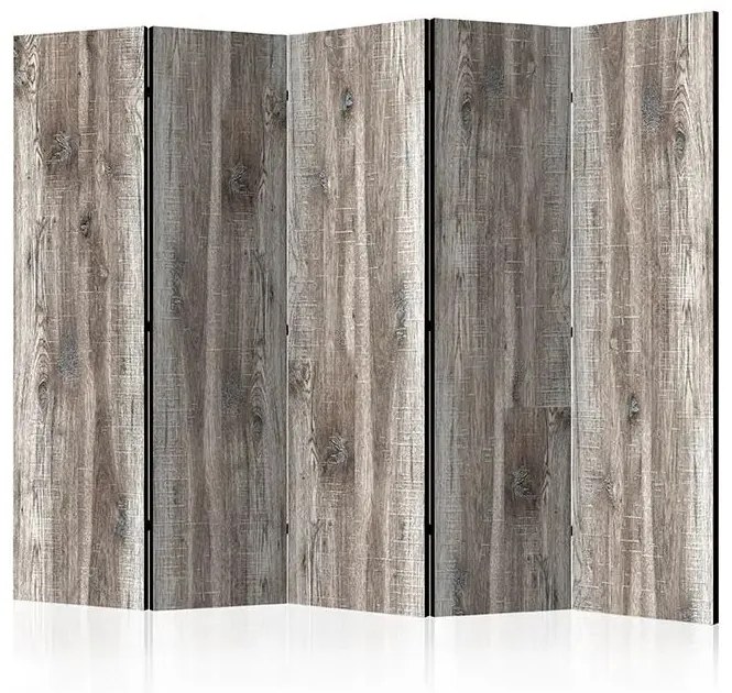 Paraván - Stylish Wood II [Room Dividers] Veľkosť: 225x172, Verzia: Akustický