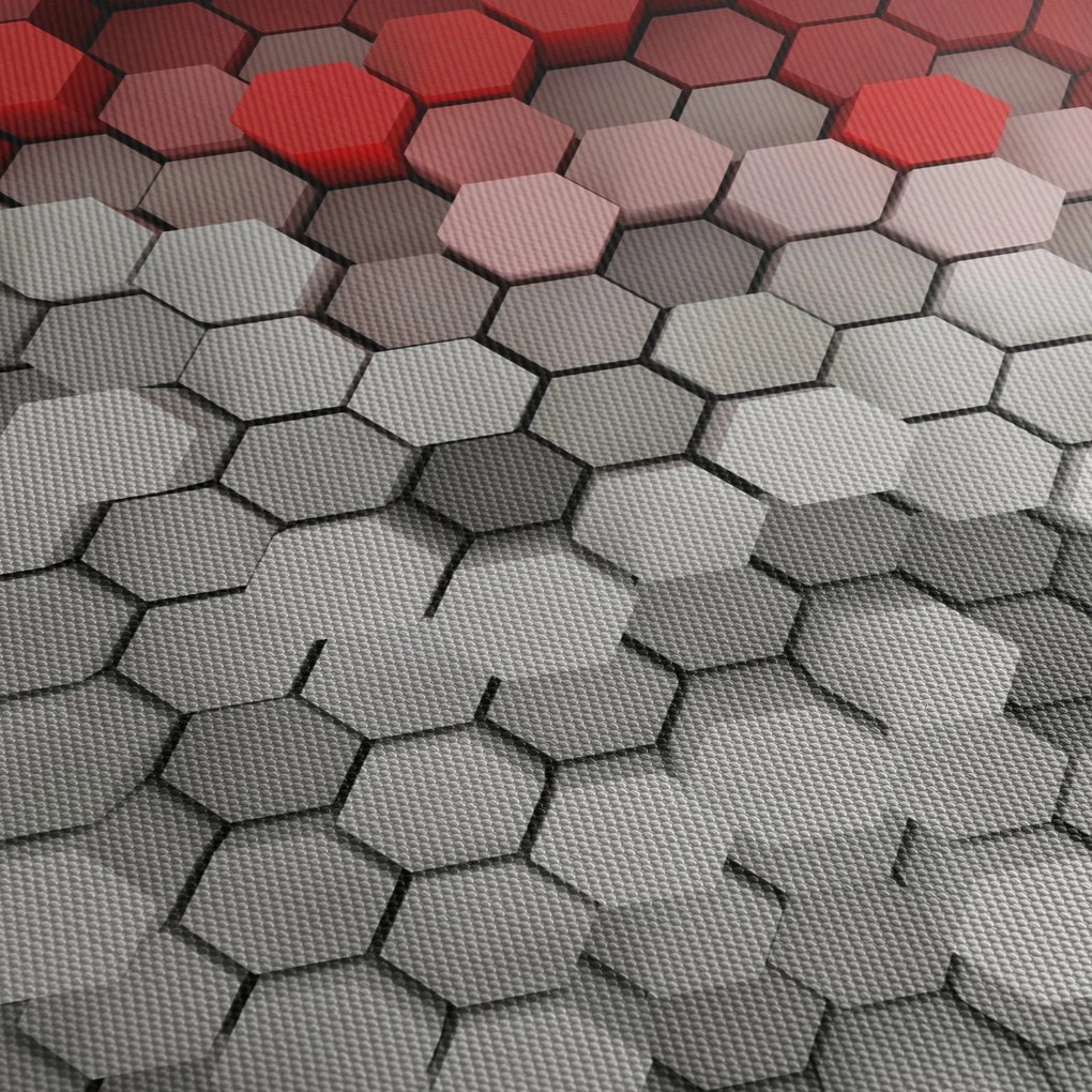 Obraz - 3D hexagóny (90x60 cm)