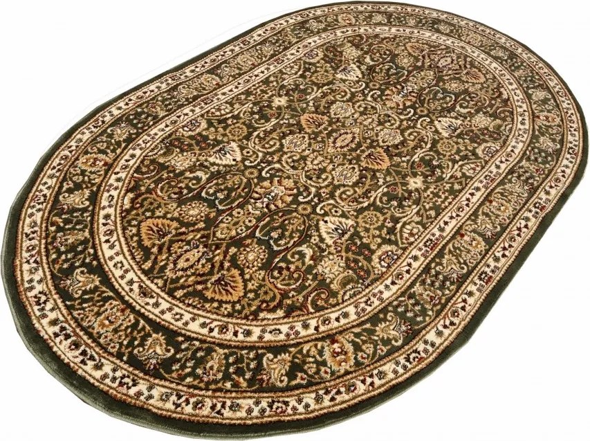 DC Koberec Orient ovál 007 zelená Rozmer: 60×100 cm