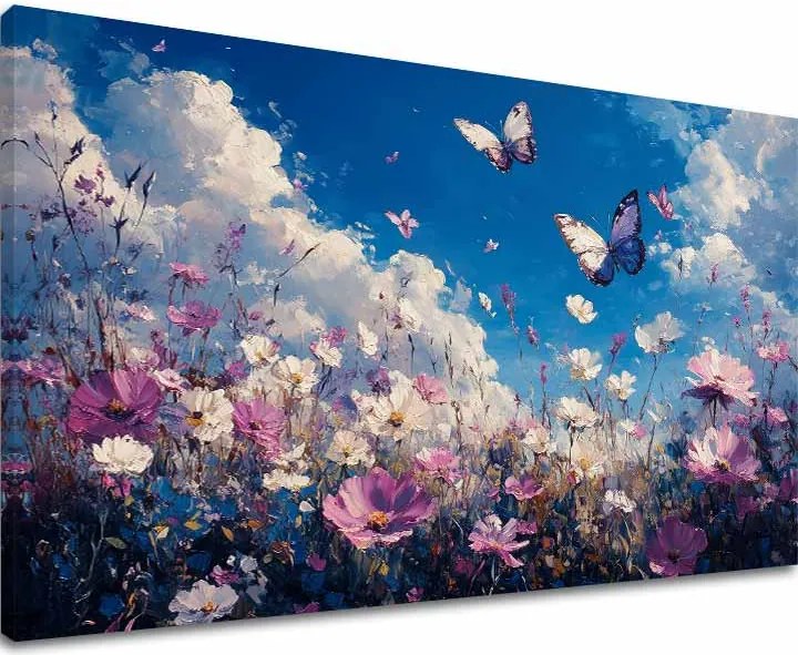 Obraz Motýľa - Lietanie nad Lúkou