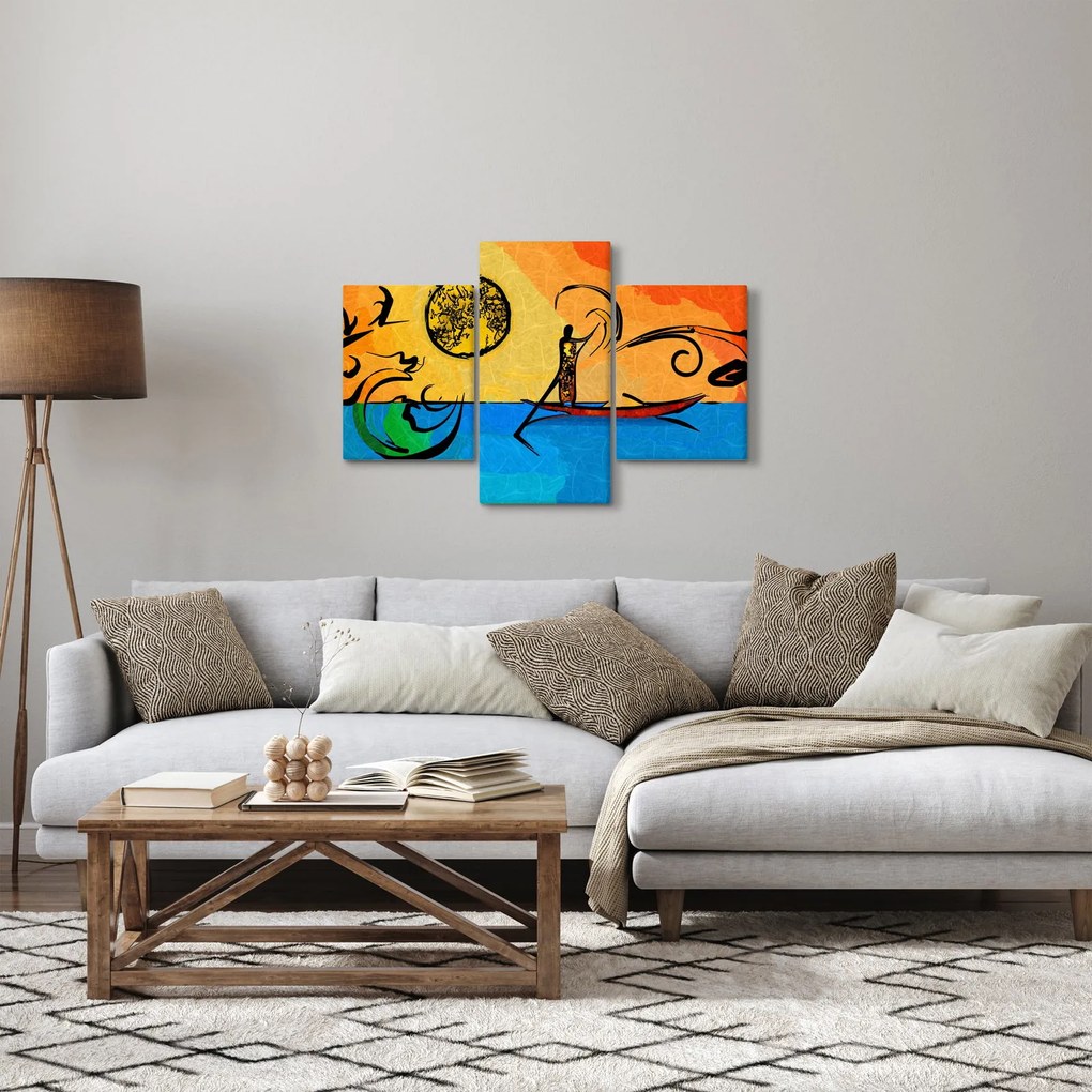 Obraz starovekej maľby (90x60 cm)