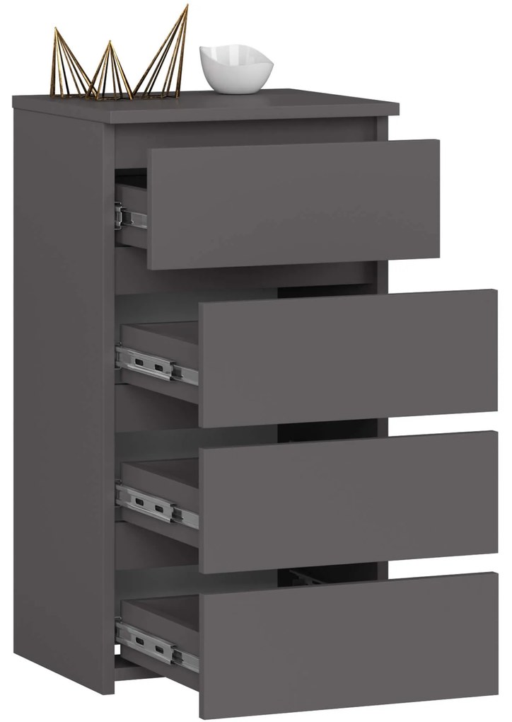 Komoda CL4 40 cm grafitově šedá