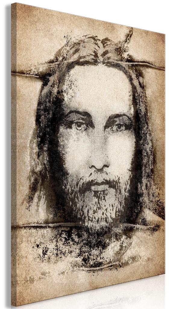 Artgeist Obraz - Shroud of Turin in Sepia (1 Part) Vertical Veľkosť: 60x90, Verzia: Premium Print
