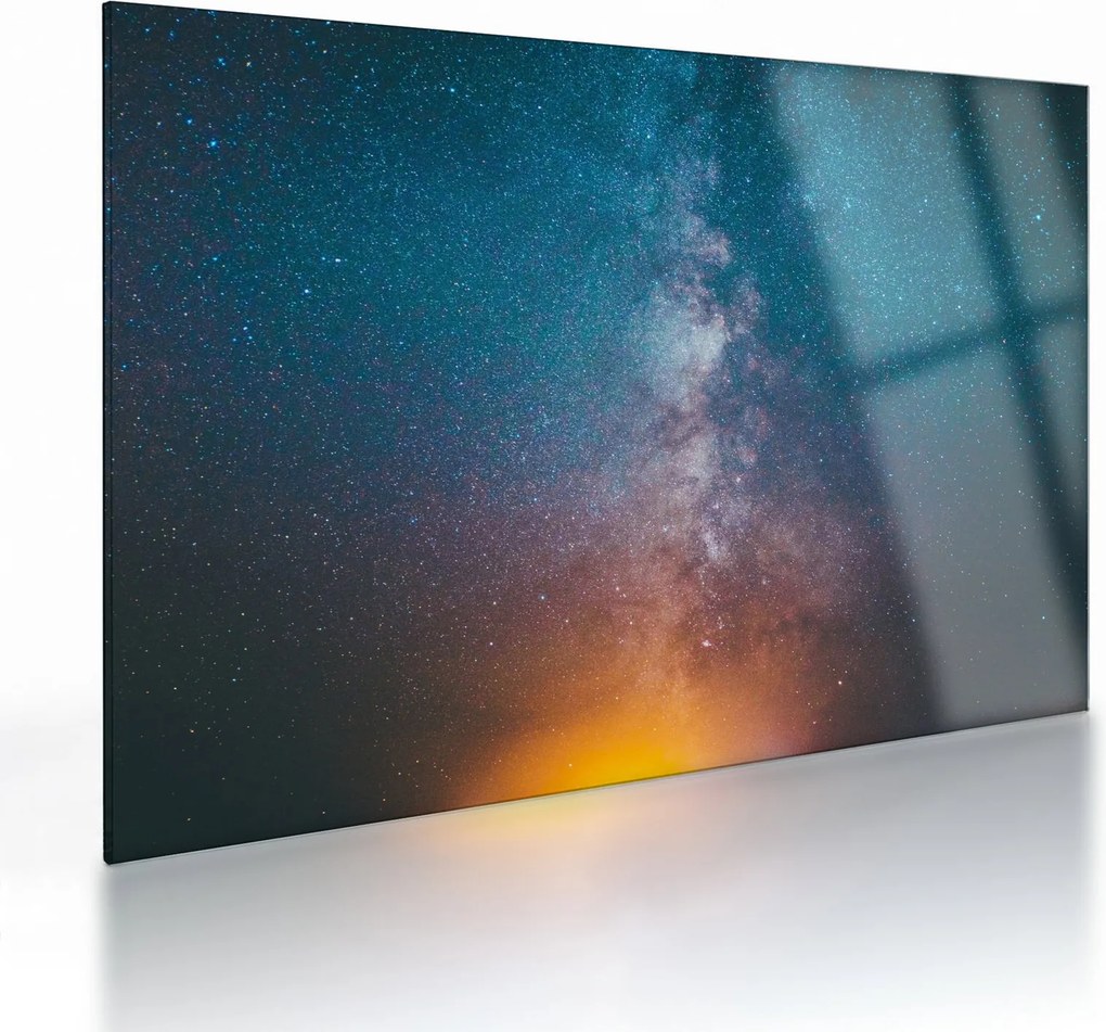 Sklenený obraz - Mliečna dráha (70x50 cm)