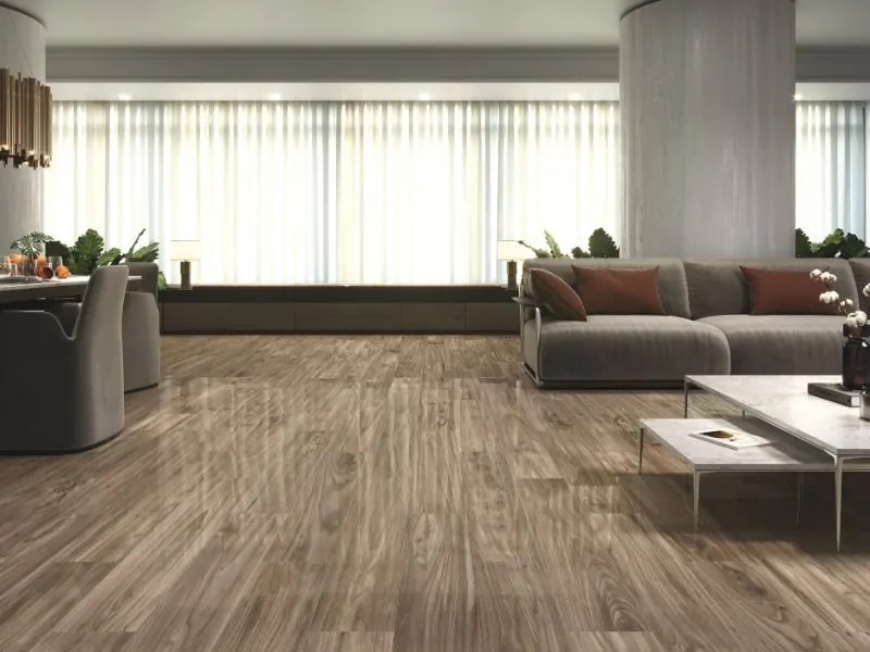 Dlažba Spazio Teak Pulido 20x120 R