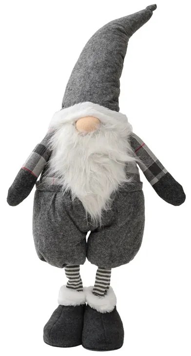 Dekoratívny trpaslík GNOME 90 cm, sivý