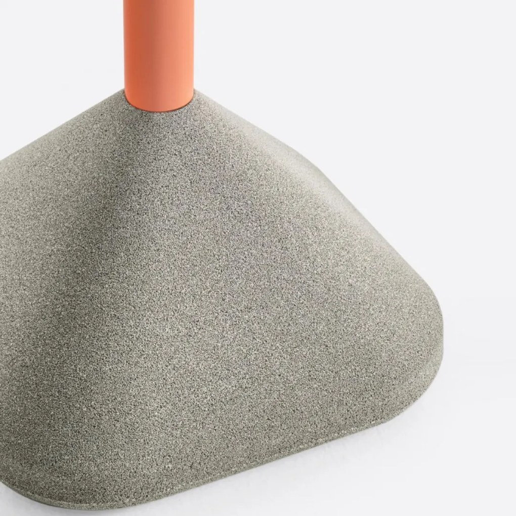 CONCRETE 855 H500 - stolová podnož black