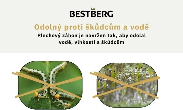 Vyvýšený záhradný záhon BestBerg KT-100 / 100 x 30 x 80 cm / sivá