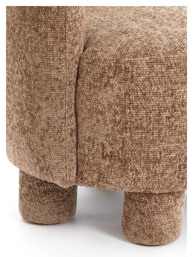 Tmavohnedé kreslo Kamova – Light &amp; Living