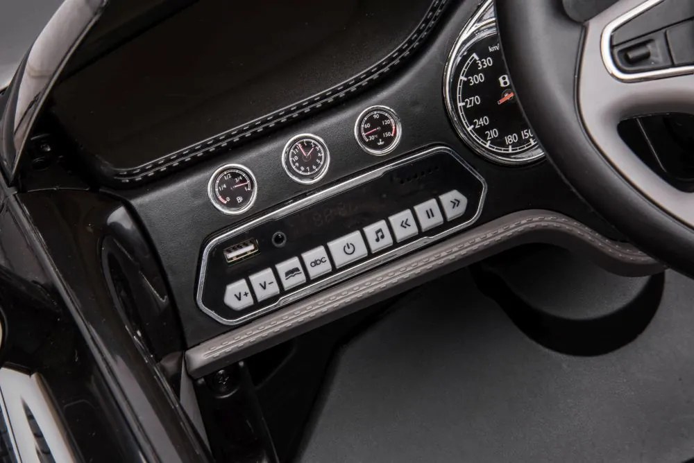 LEAN CARS Elektrické autíčko Bentley Mulsanne čierne