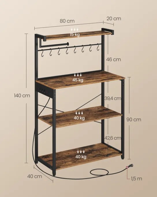 Kuchynská polica KKS029KD02