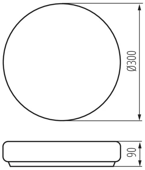 Kanlux 8812 - Kúpeľňové stropné svietidlo PERAZ 1xE27/60W/230V pr. 30 cm IP44