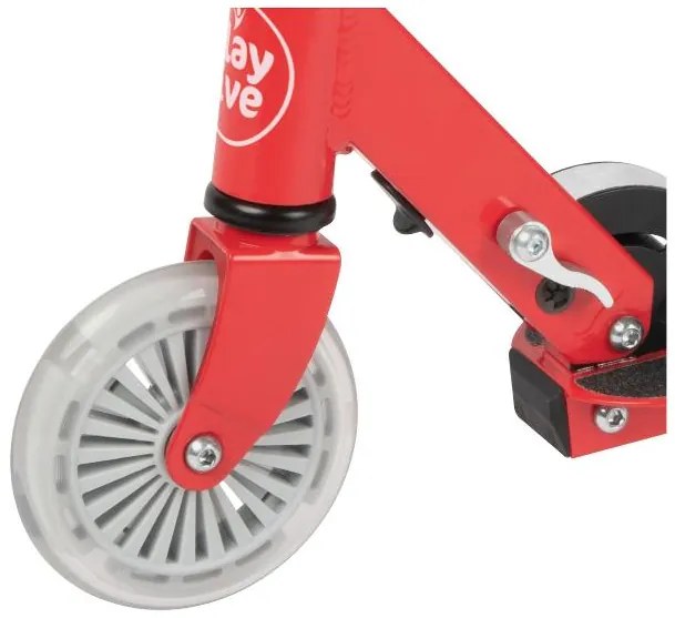 Playtive Kolobežka s LED kolieskami (kolobežka, červená) (100387743)