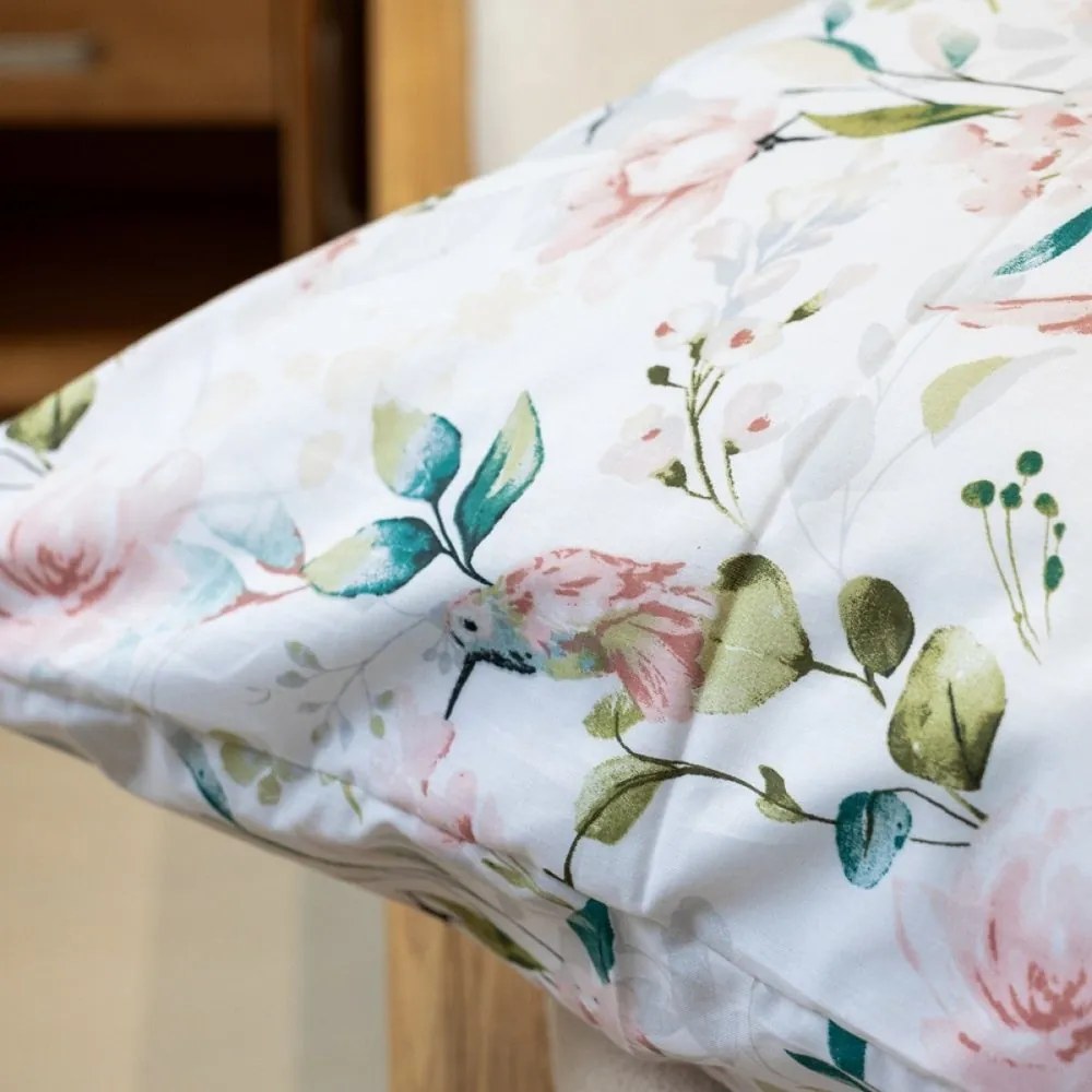 Polášek Bavlnené obliečky RUŽOVÉ KVETY - 40 x 40 cm