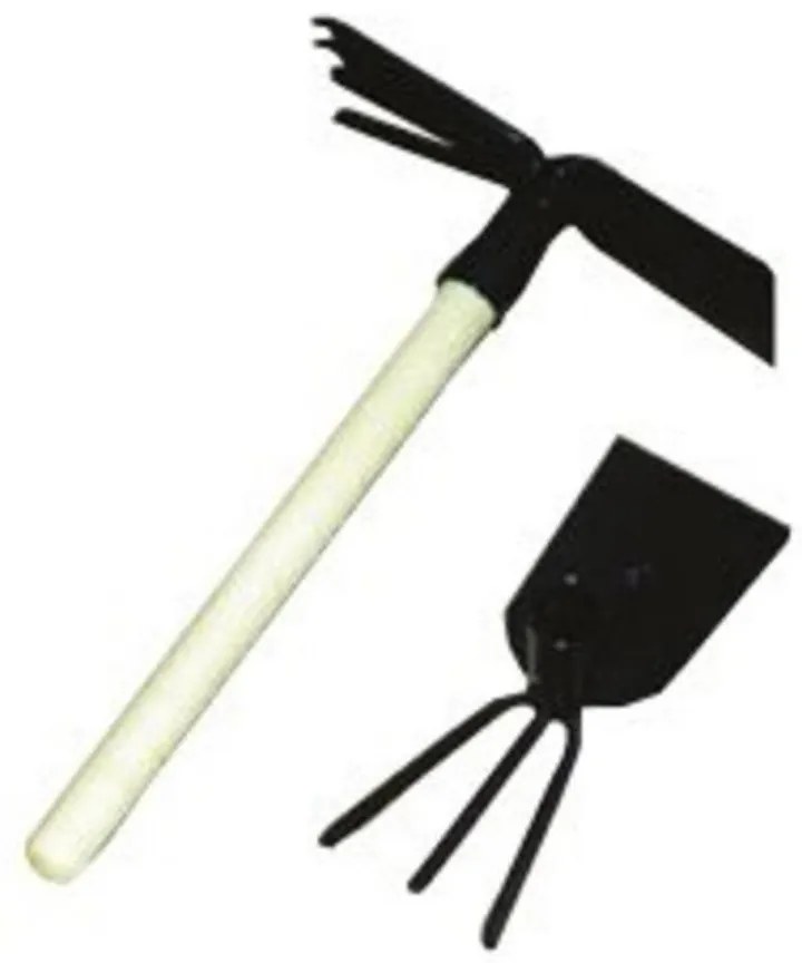 Motyčka plochá + 3 zub.s nás.1000 mm