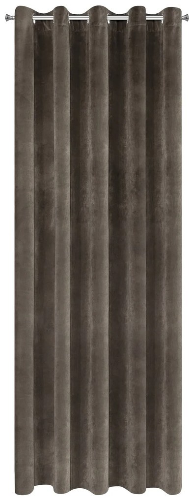 ZATEMŇOVACÍ ZÁVES NA KRÚŽKOCH VILLA 140X250 CM GRAFITOVÁ