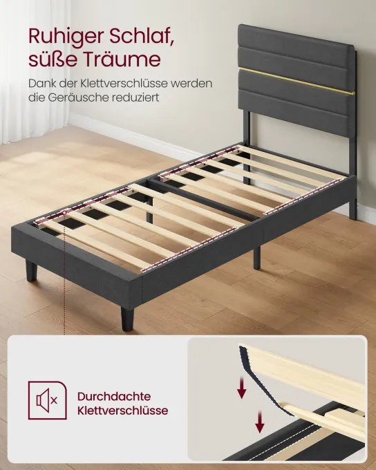 Čalúnená posteľ 90 cm RMB502GN01