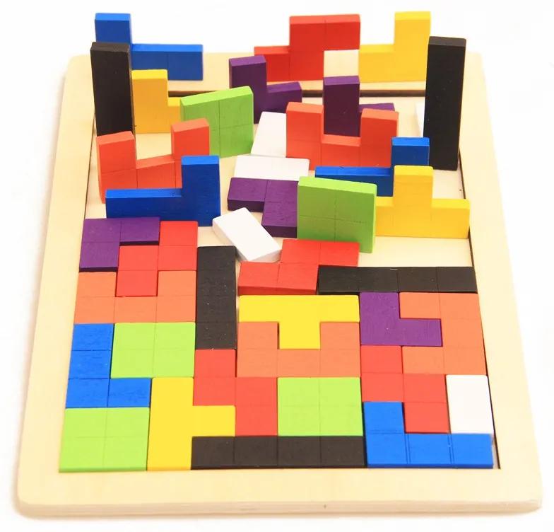 7620 DR Drevené inteligentné puzzle pre deti - 40 prvkov