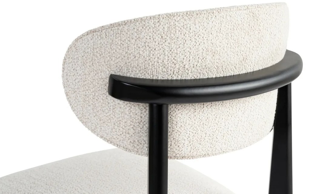 Sada jedálenských stoličiek Lionte White andBlack, 2 ks