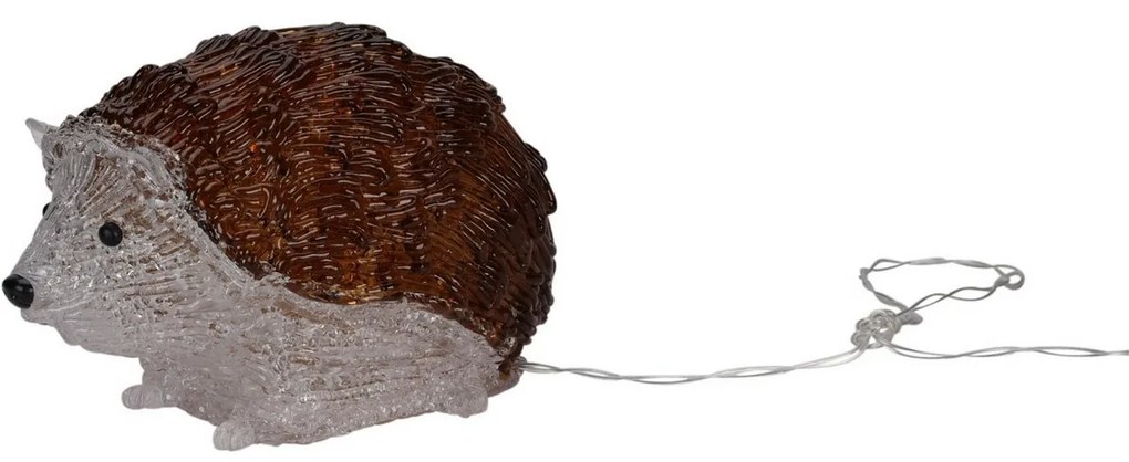 Zvieracia LED dekorácia Ježko, 10 x 11 x 17 cm