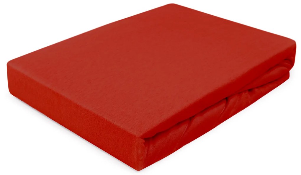 JERSEY PRESTIERADLO 029/150 160X200 CM ČERVENÉ
