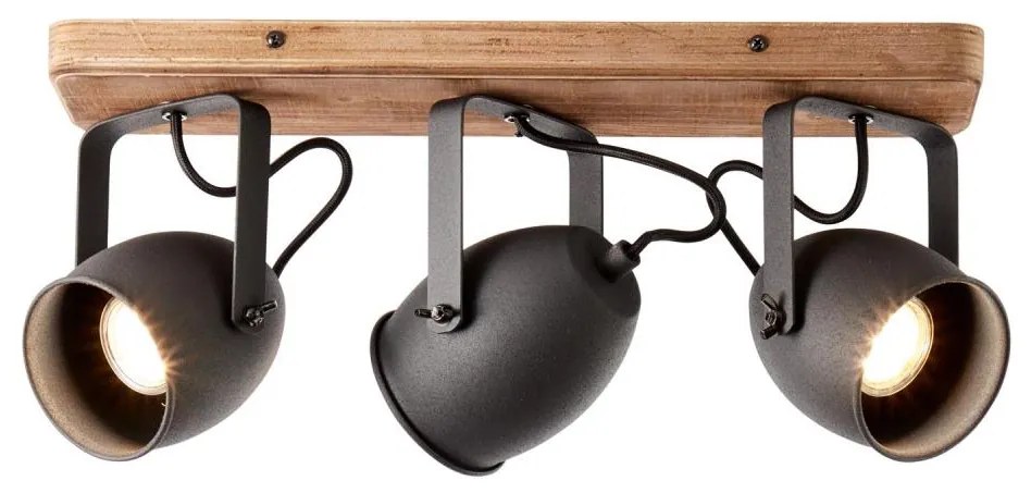 Brilliant - Bodové svietidlo CROWTON 3xGU10/6W/230V borovica