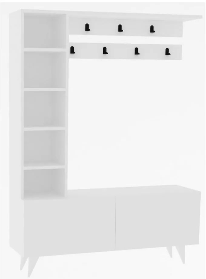 Biela predsieňová zostava Bahar - Kalune Design