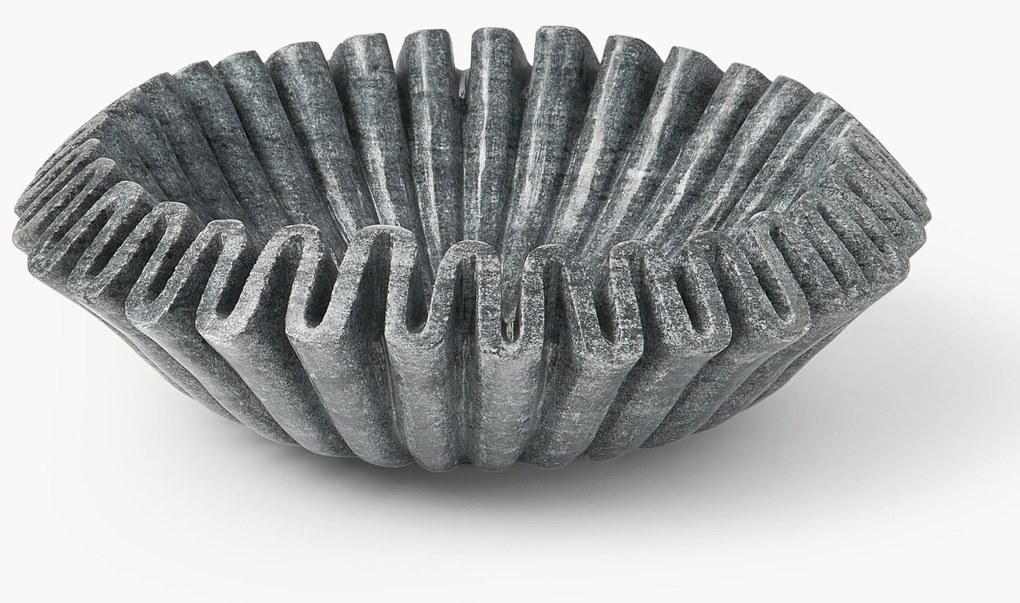 Ručne vyrobená dekoračná mramorová miska Santorini, Ø 31 cm