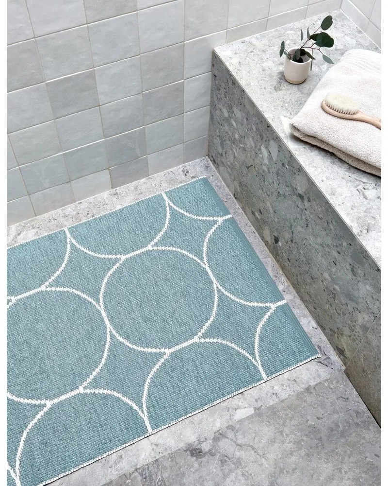 Svetlomodrý vnútorný a vonkajší koberec 70x100 cm Boo Haze – Pappelina