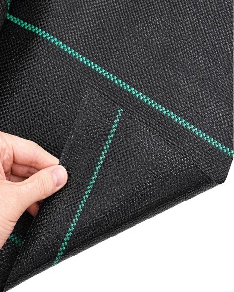 Čierna agrotextília proti burine 1 × 50 m, 70 g/m²