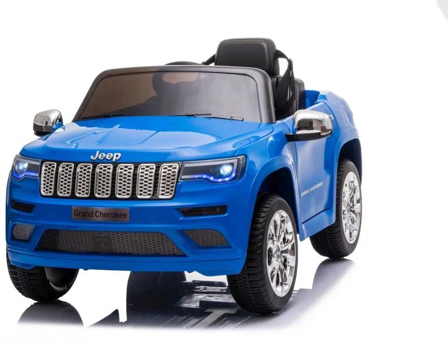LEAN CARS Elektrické autíčko - Jeep Grand Cherokee - modré - 2x45W - 12V7Ah - 2023
