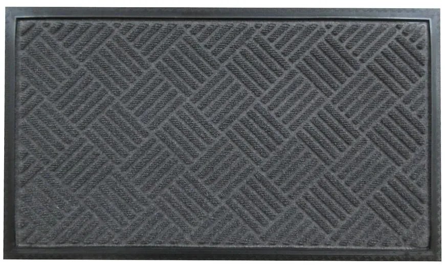 Rohožka reliéfna antracit premium 45x75