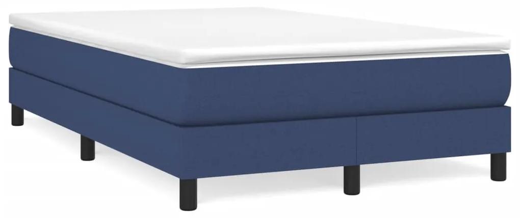 Boxspring posteľ s matracom modrá 120x190 cm látka 3269663