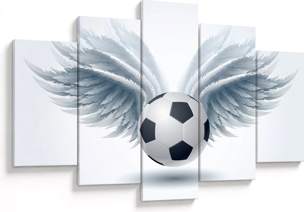 Obraz - Balón s krídlami (150x105 cm)