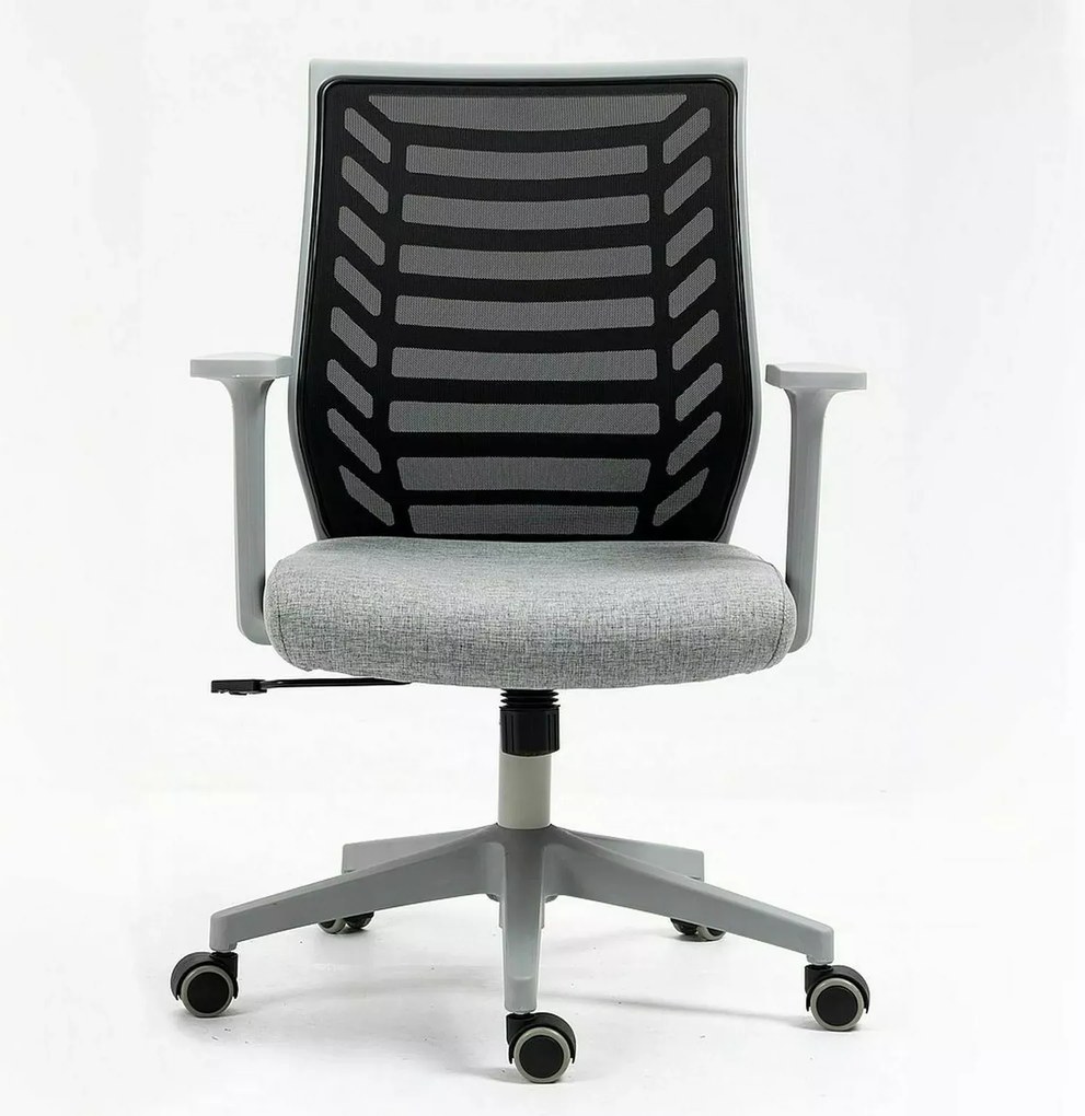 SI Otočná stolička Q-320 čierna - sivá