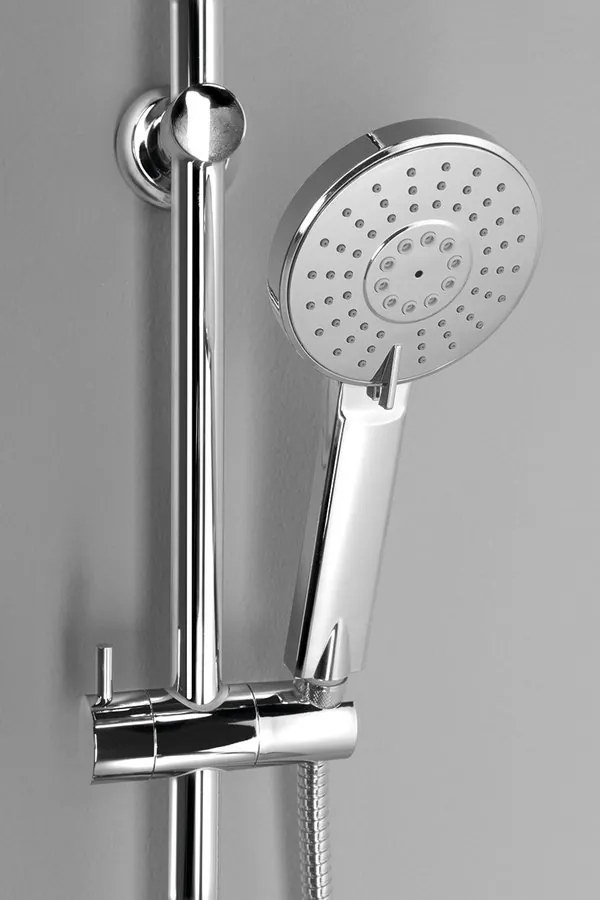 Aqualine Aqualine, ZARA sprchový stĺp k napojeniu na batériu, chróm, SL420