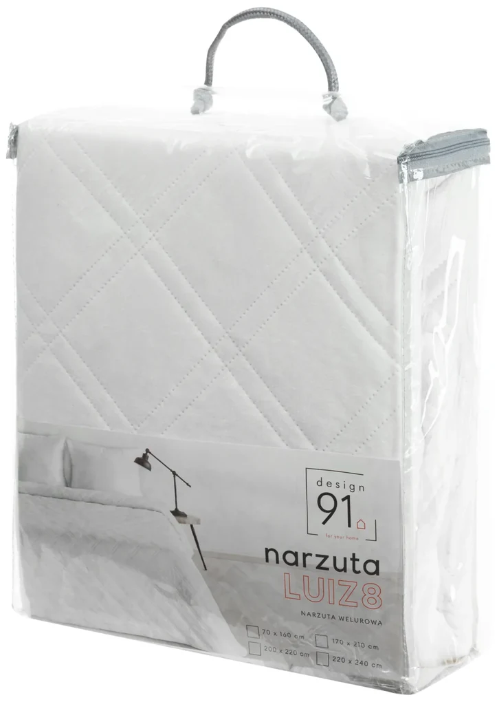 PREHOZ NA POSTEĽ LUIZ8 170X210 CM BIELY