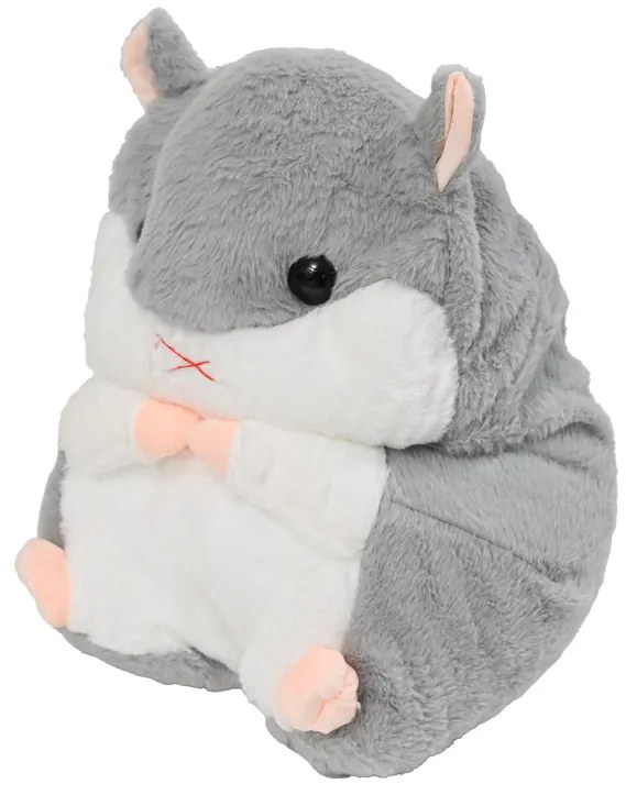 Plyšový ŠKREČOK s detskou dekou vo vnútri, sivý