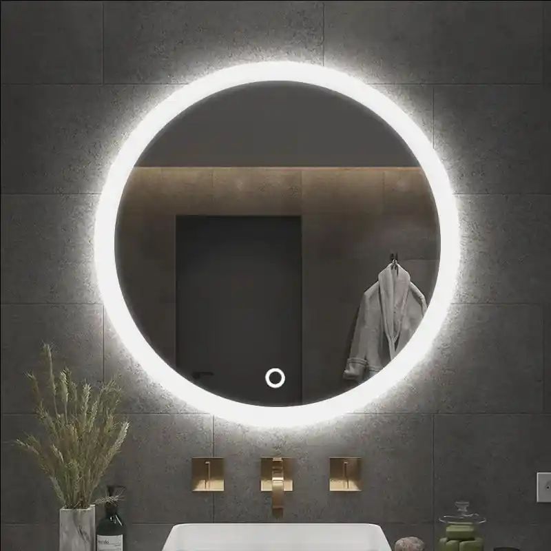 Tutumi, okrúhle LED kúpeľňové zrkadlo 50cm FFJ50, HOM-02836 | BIANO