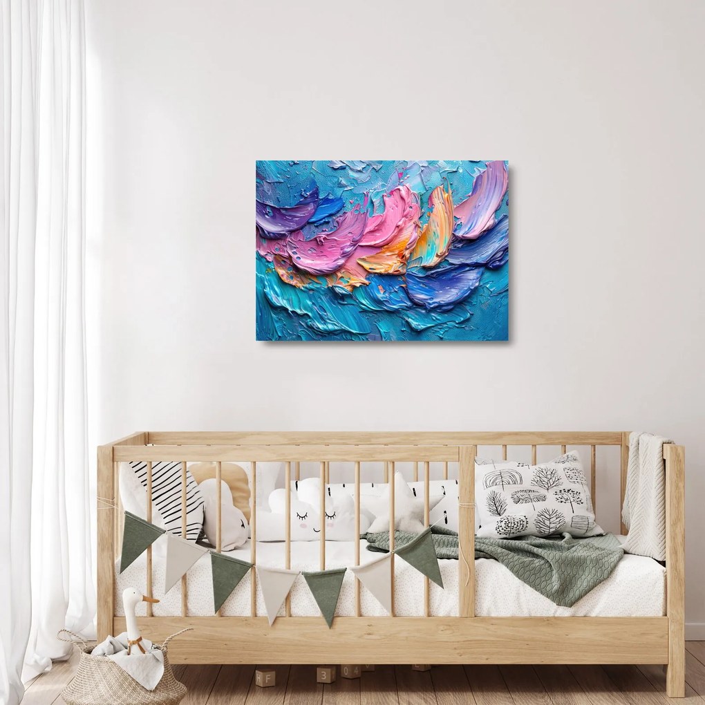 Sklenený obraz - Olejomaľba (70x50 cm)