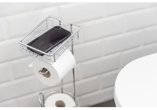 WENKO 24074800 - Držiak toaletného papiera 16x59 cm lesklý chróm