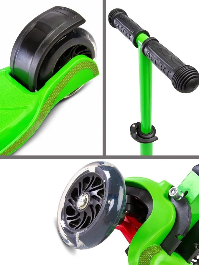 Detská kolobežka Toyz Carbon green