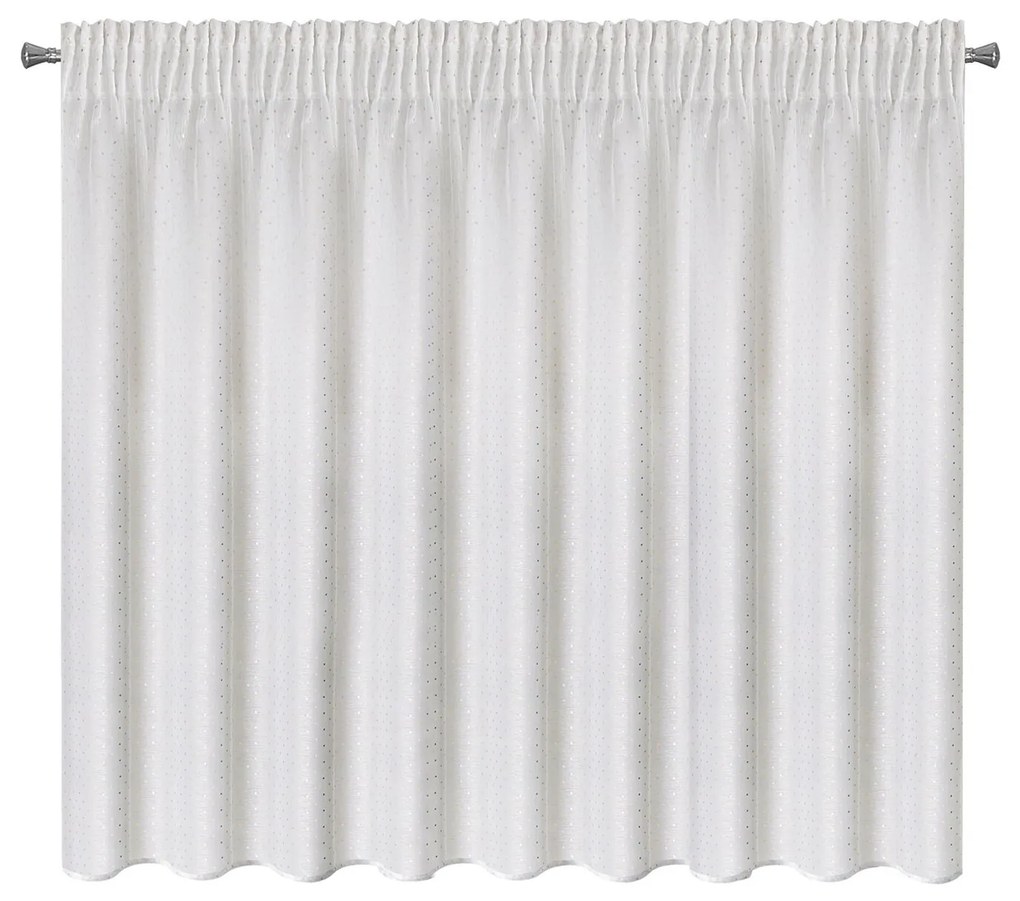 ZÁCLONA NA PÁSKE SIBEL 300X150 CM BIELA
