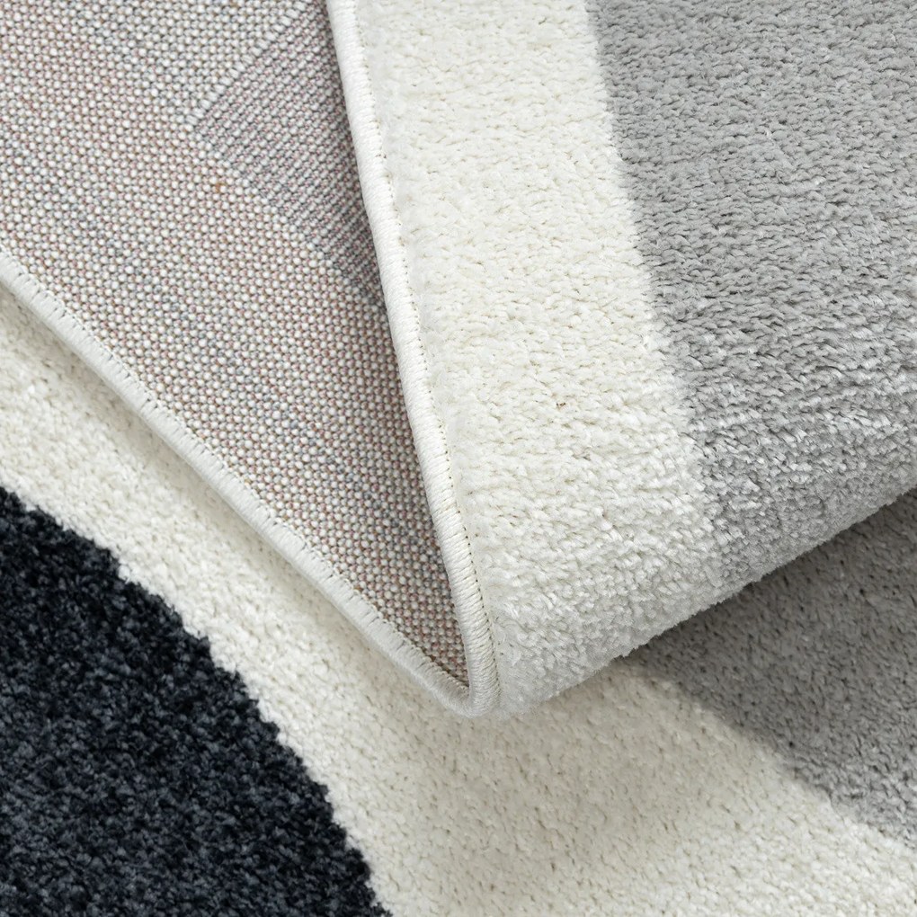 Kusový koberec Fusion 0213 white/dark pink, 240x330, viacfarebná, kancelária, Dywany Łuszczów