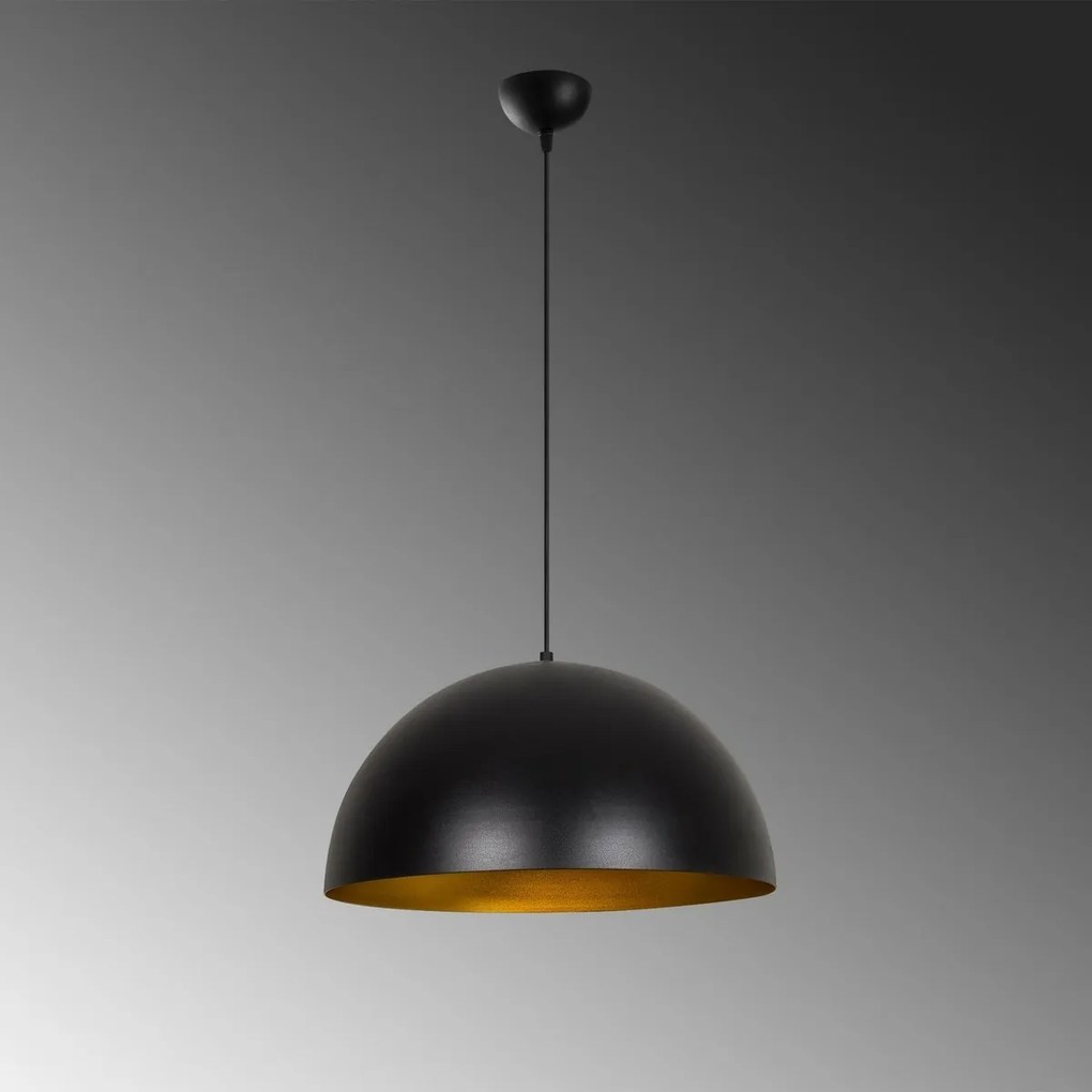 Závesný luster Mini Sivani - MR - 723, čierna-zlatá