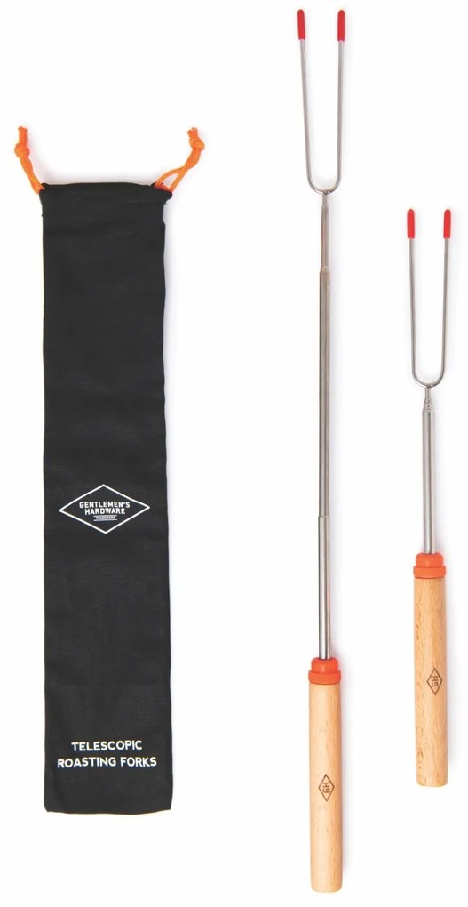 GENTLEMEN'S HARDWARE Teleskopické vidlice na opekanie – set 2 ks