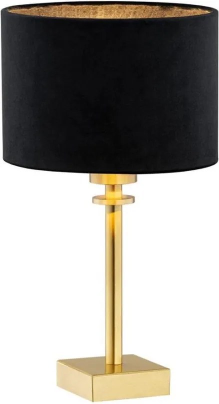 Argon 8049 - Stolná lampa ABBANO 1xE27/15W/230V mosadz/čierna