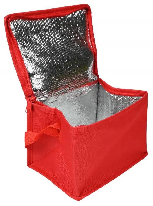 Červená chladiaca taška COOLER 4l