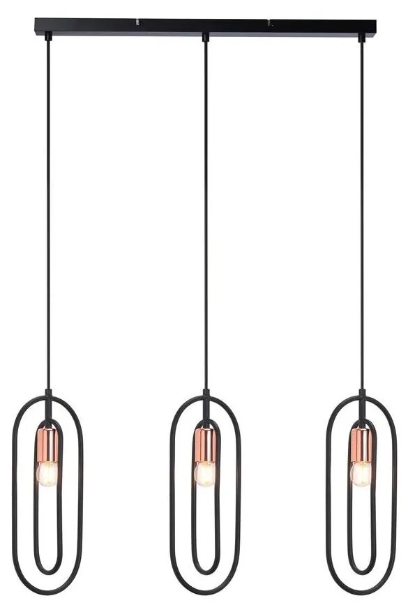 Rabalux 72264 - Luster na lanku ROVIER 3xE27/40W/230V