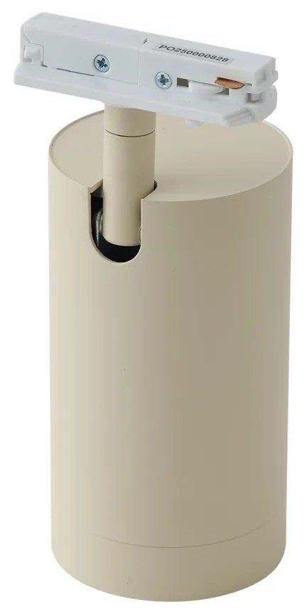 Moderný béžový reflektor pre 1-fázový koľajnicový systém GU10 70mm - Iconic Jeana Luxe